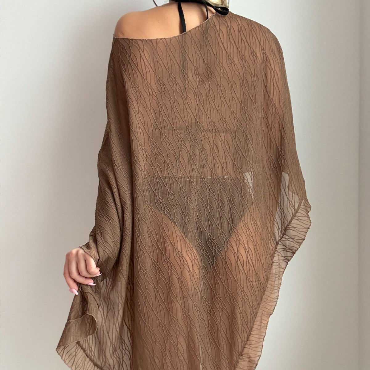 Brown top swimsuit