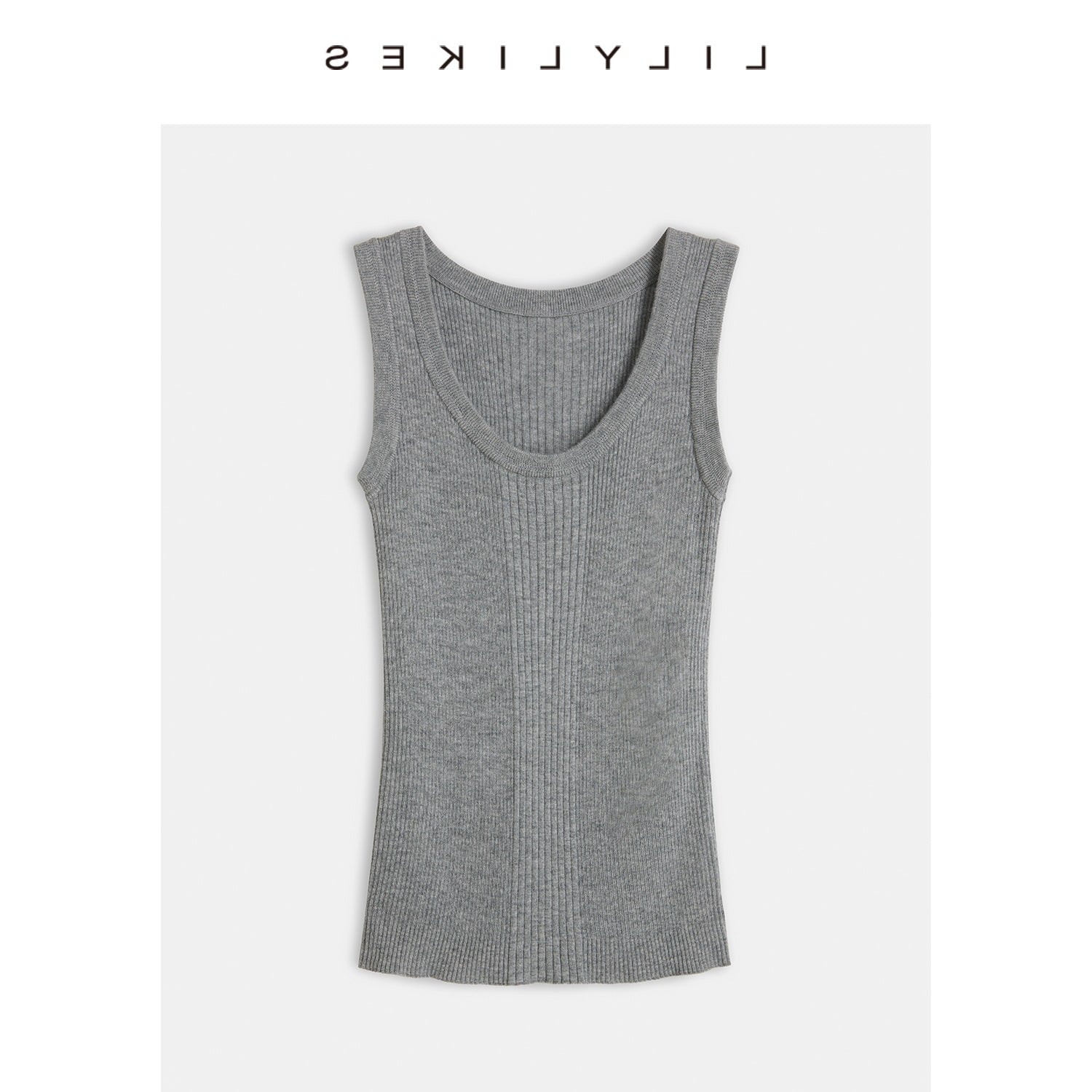 Ribbed Knit Vest - Multi-color Basic Layering Vest for Casual Wear, Travel, and Photography, Silk and Wool Blend