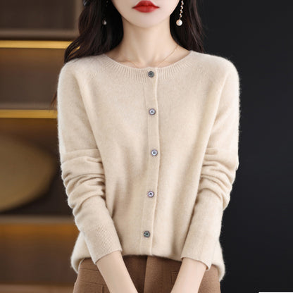 Osmanthus needle wool sweater women&