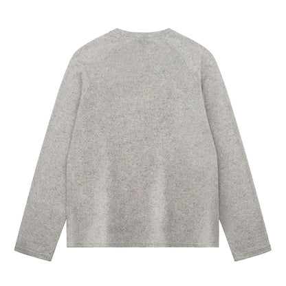 horse print loose top for women lightweight long-sleeve shirt