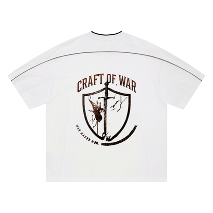 Unisex Oversized Contrast Tape T-Shirt