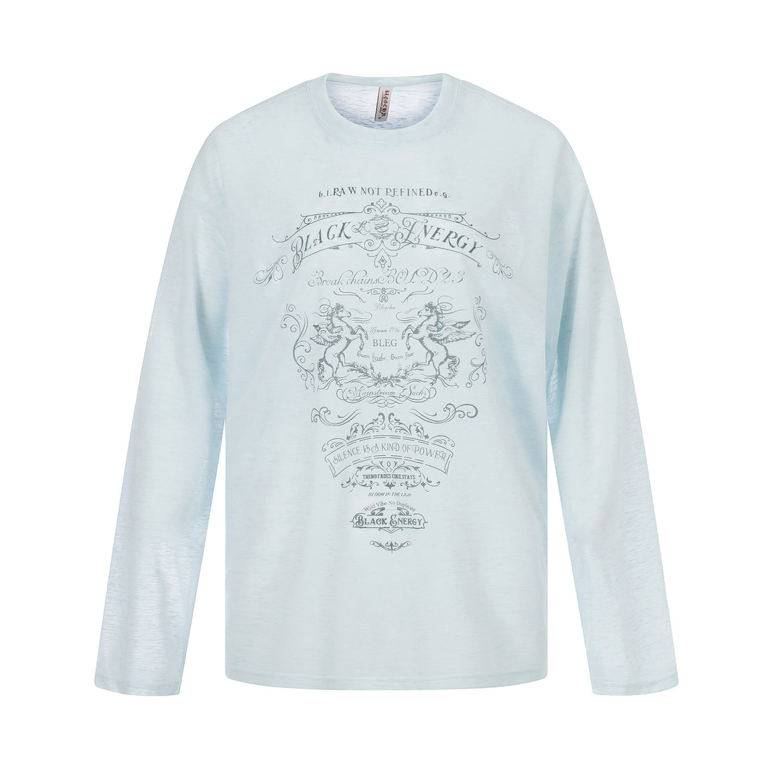 Round Neck Oversized Top  Lightweight Breathable Loose  Versatile Long Sleeve Shirt Trendy