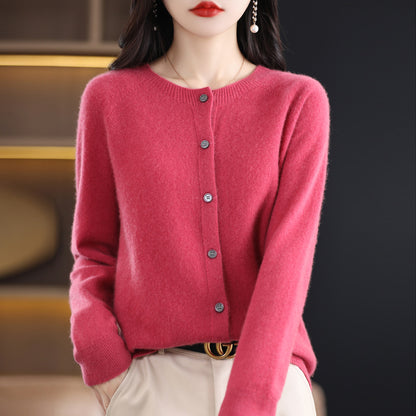 Osmanthus needle wool sweater women&