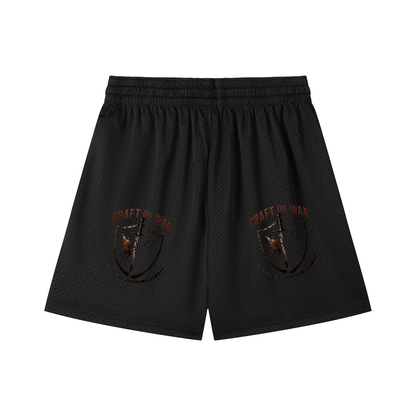Mesh Drawstring Shorts