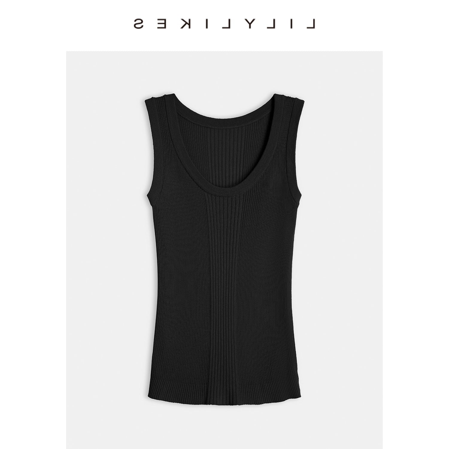 Ribbed Knit Vest - Multi-color Basic Layering Vest for Casual Wear, Travel, and Photography, Silk and Wool Blend