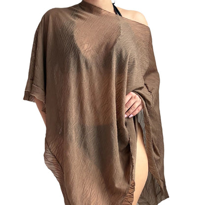 Brown top swimsuit
