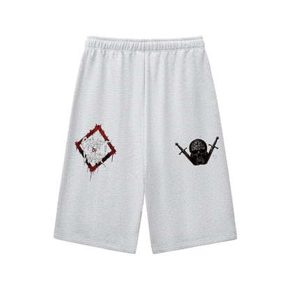 Relaxed Drawstring Three-quarter Sweatpants