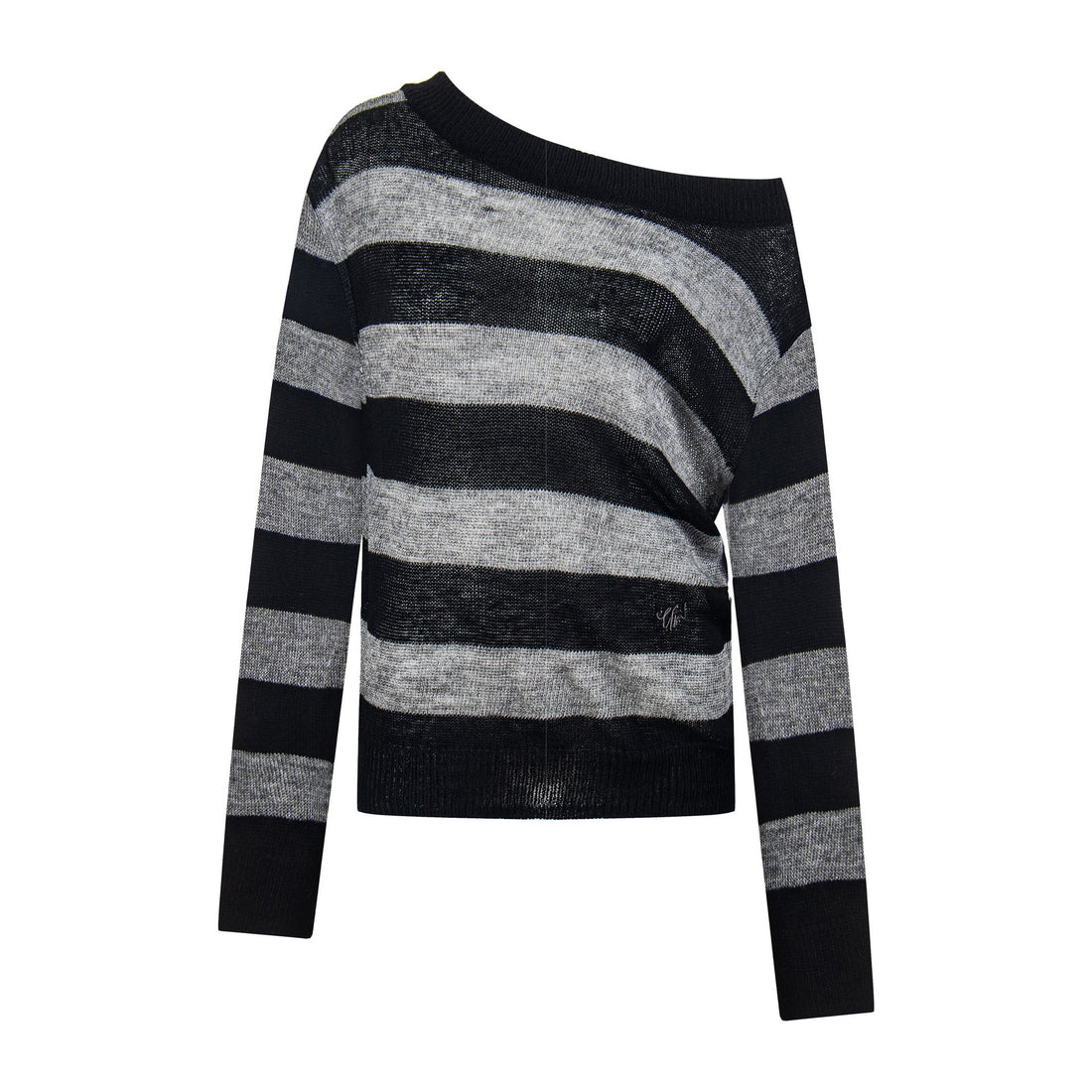 Color-Blocked Stripe Hoodie Loose Long Sleeve Autumn Top