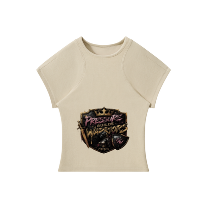 Women’s Slim Fit Paneling T-Shirt