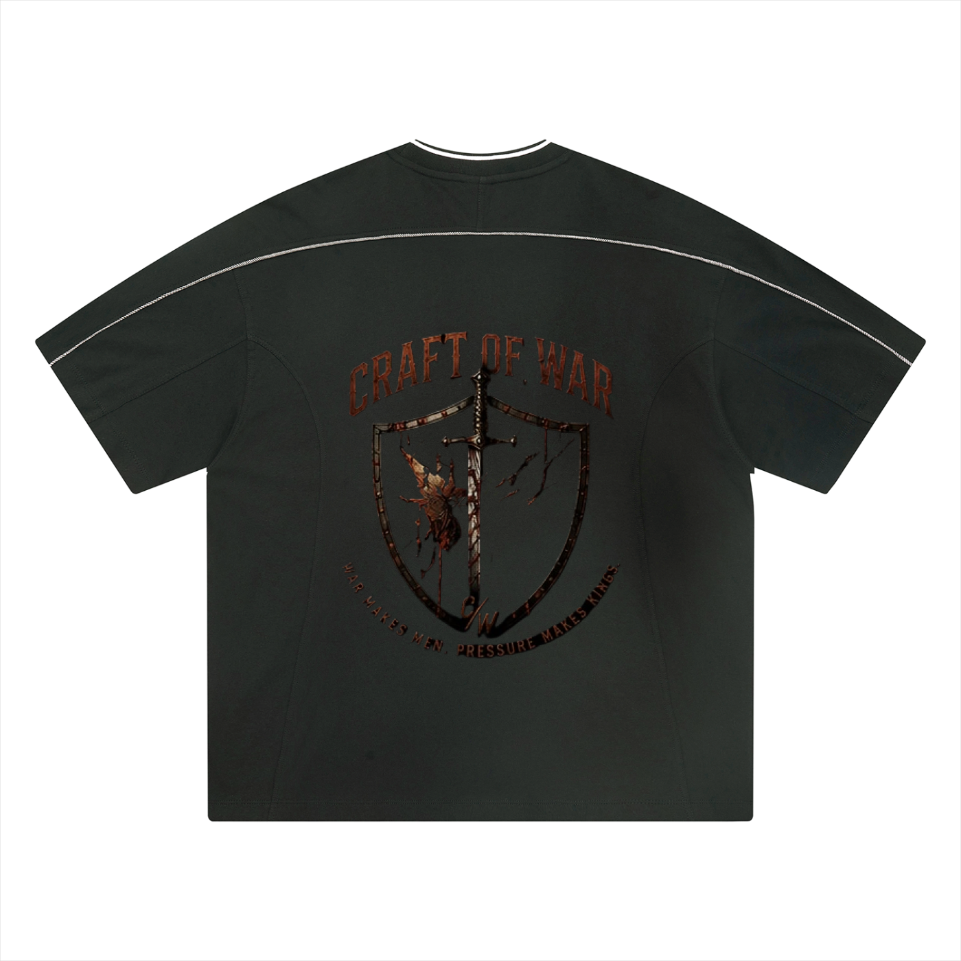 Unisex Oversized Contrast Tape T-Shirt