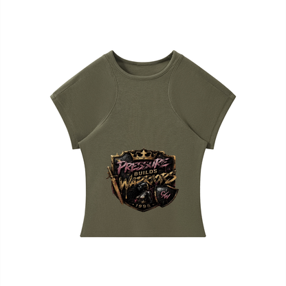 Women’s Slim Fit Paneling T-Shirt