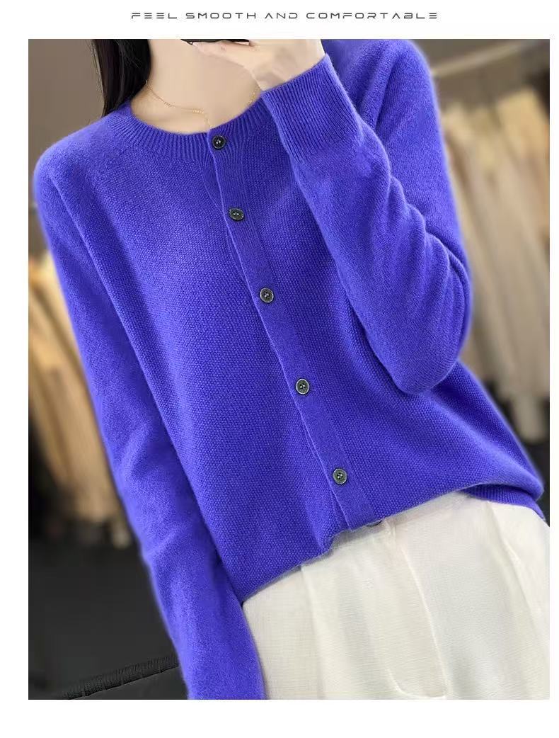 Osmanthus needle wool sweater women&