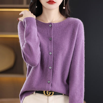Osmanthus needle wool sweater women&