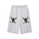 Relaxed Drawstring Three-quarter Sweatpants