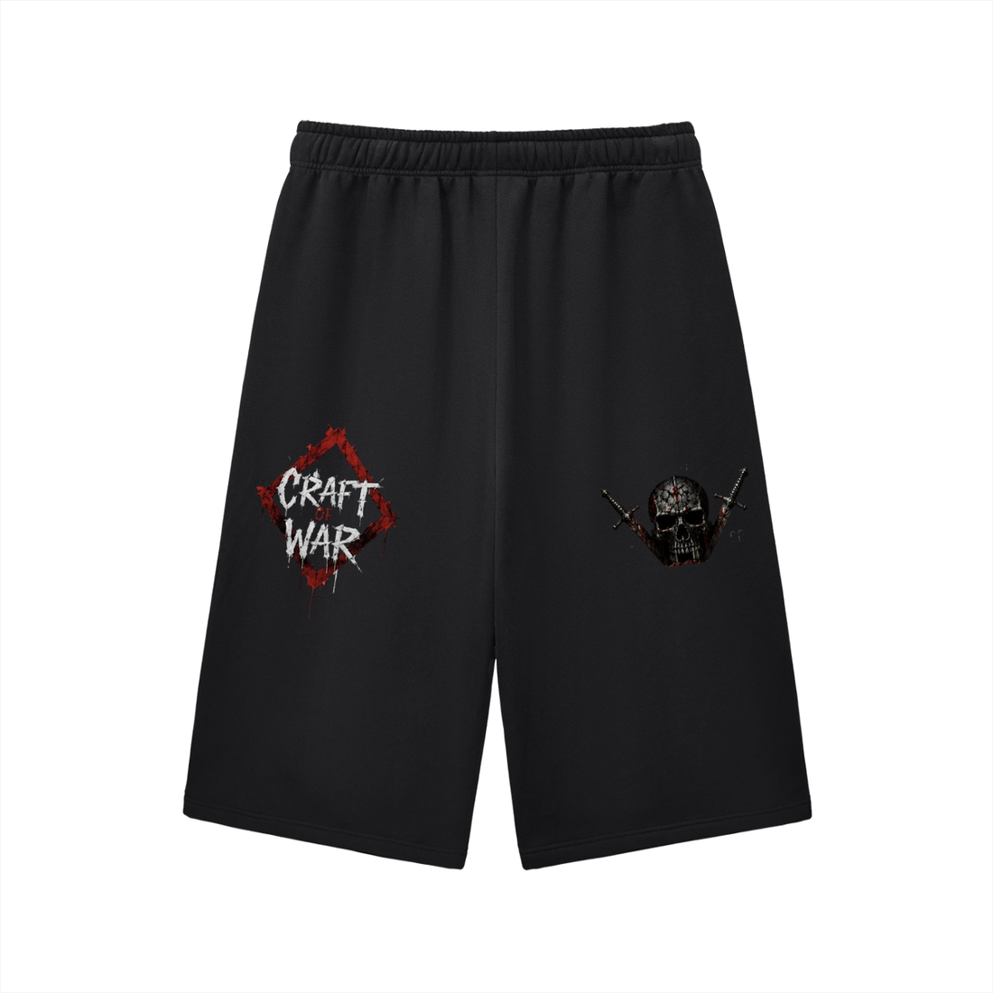 Relaxed Drawstring Three-quarter Sweatpants