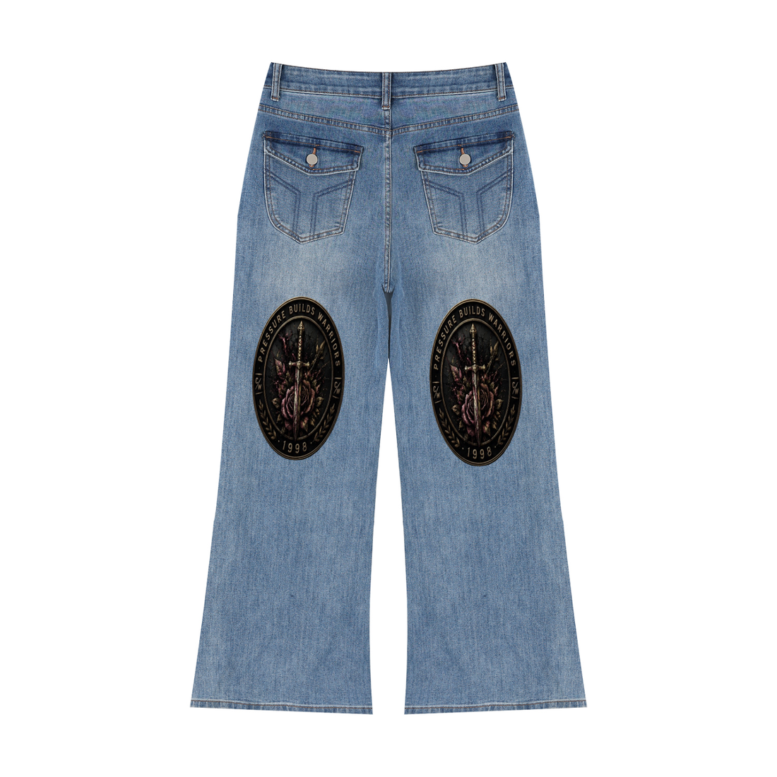 Women’s Vintage Wash Wide Leg Jeans