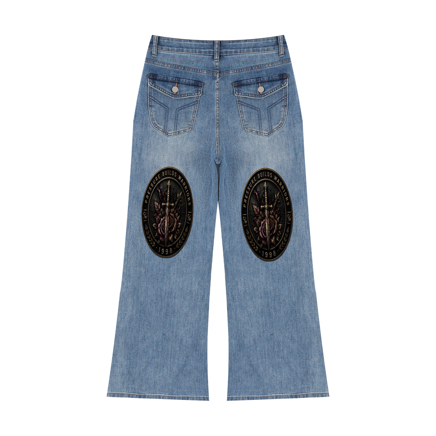 Women’s Vintage Wash Wide Leg Jeans