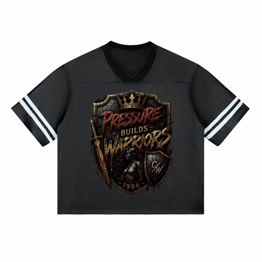 Taped Mesh T-Shirt